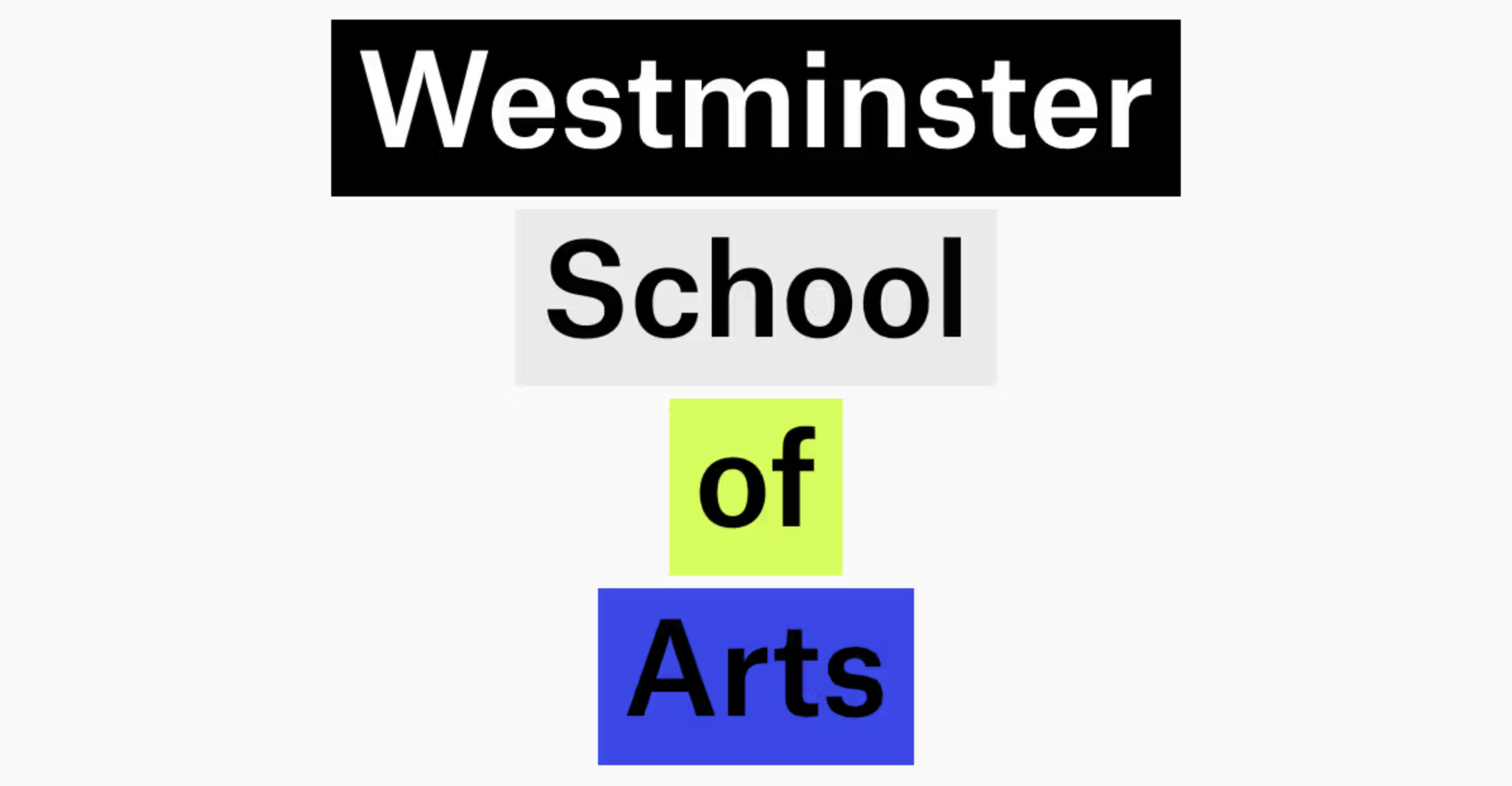 Westminster School of Media, Art & Design logo