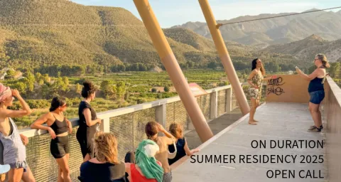 AADK Spain ON DURATION Summer Residency Open Call