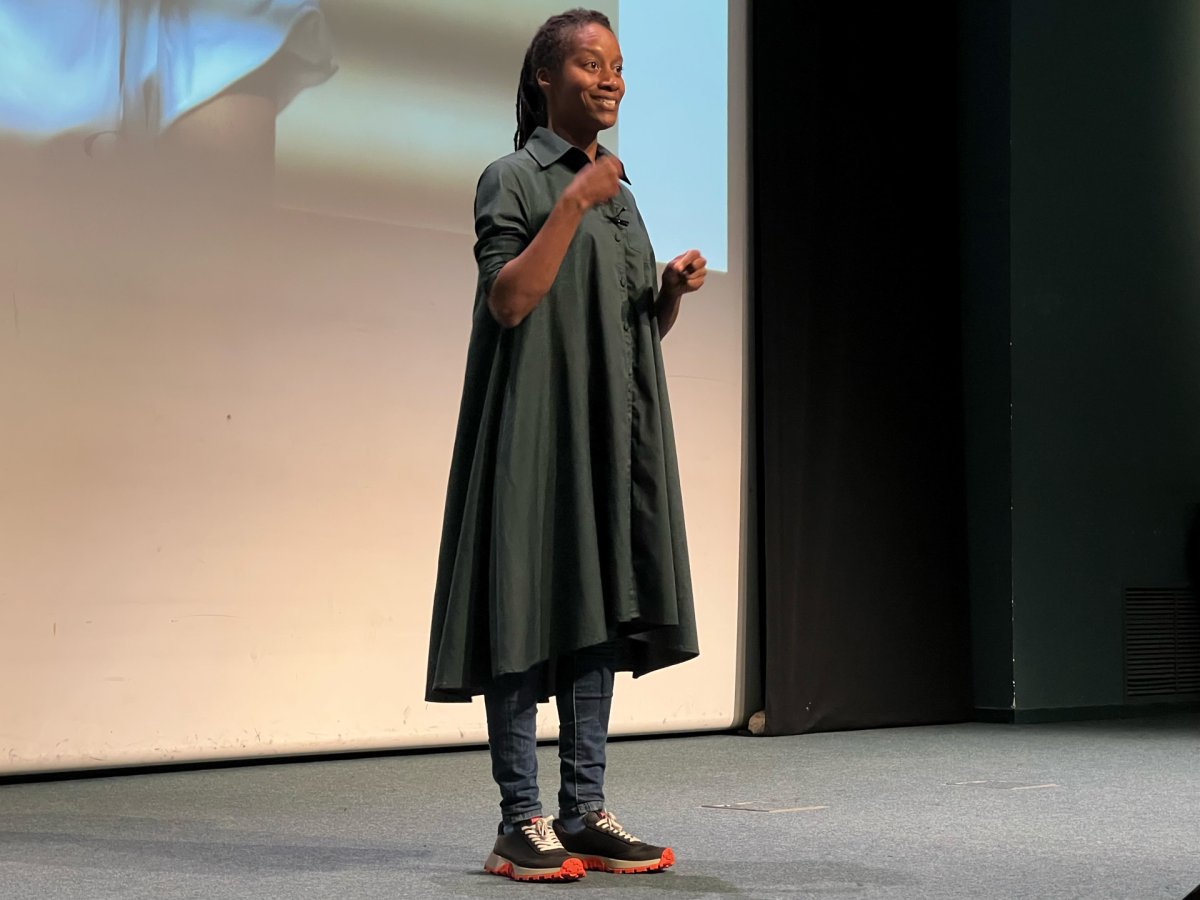 Key note speaker Yinka Esi Graves, dance maker and flamenco artist.